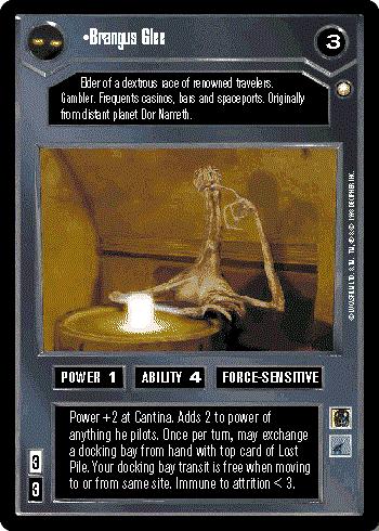 Star Wars CCG (SWCCG) Brangus Glee