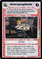 Star Wars CCG (SWCCG) Corellian Engineering Corporation