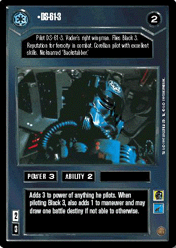 Decipher SWCCG Star Wars CCG DS-61-3 (WB)