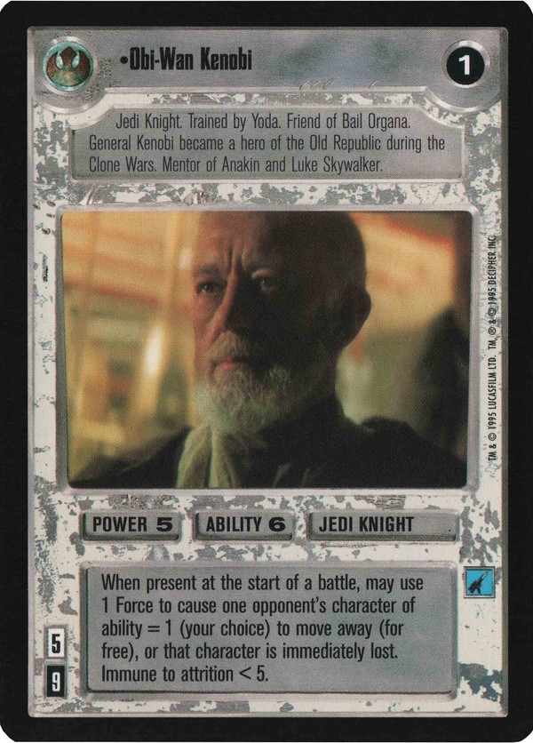 Decipher SWCCG Star Wars CCG Obi-Wan Kenobi (WB)