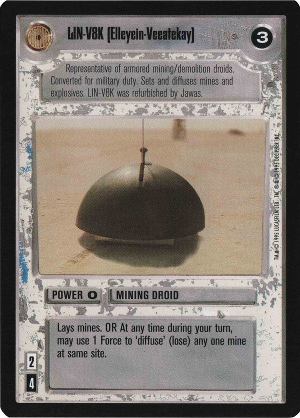 Decipher SWCCG Star Wars CCG LIN-V8K (Elleyein-Veeatekay) (WB)
