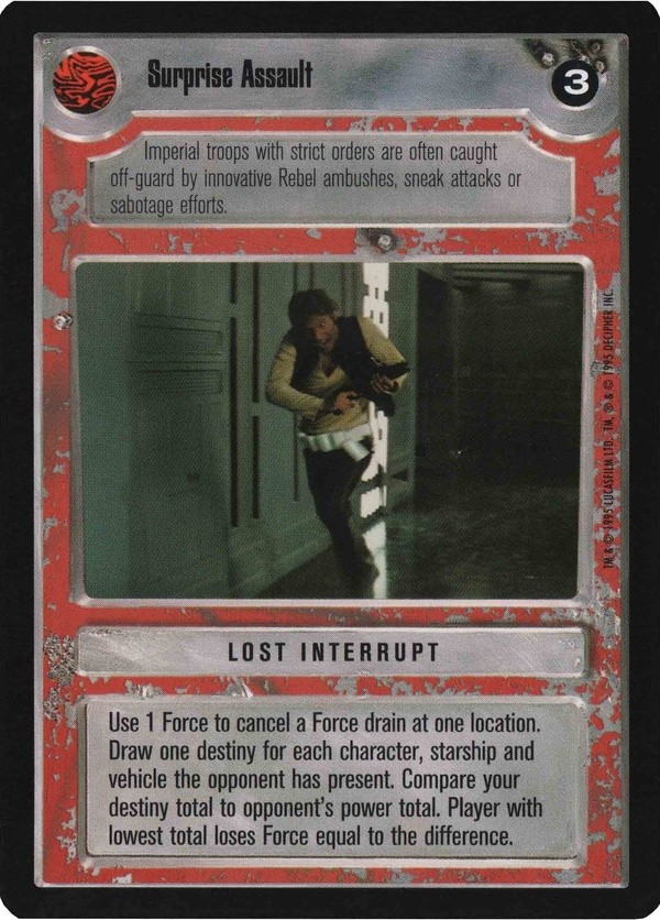 Decipher SWCCG Star Wars CCG Surprise Assault (WB)