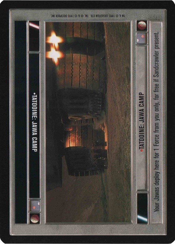 Decipher SWCCG Star Wars CCG Tatooine: Jawa Camp (WB)