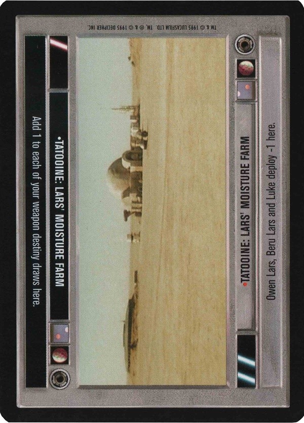 Decipher SWCCG Star Wars CCG Tatooine: Lars' Moisture Farm (WB)