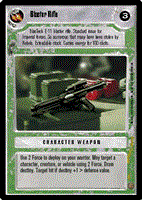 Decipher SWCCG Star Wars CCG Blaster Rifle (WB)