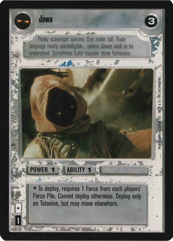Decipher SWCCG Star Wars CCG Jawa (WB)