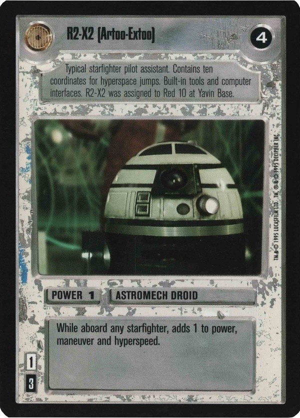 Decipher SWCCG Star Wars CCG R2-X2 (Artoo-Extoo) (WB)