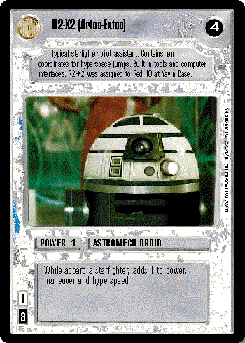 Decipher SWCCG Star Wars CCG R2-X2 (Artoo-Extoo) (WB)