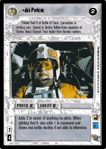 Decipher SWCCG Star Wars CCG Jek Porkins (WB)