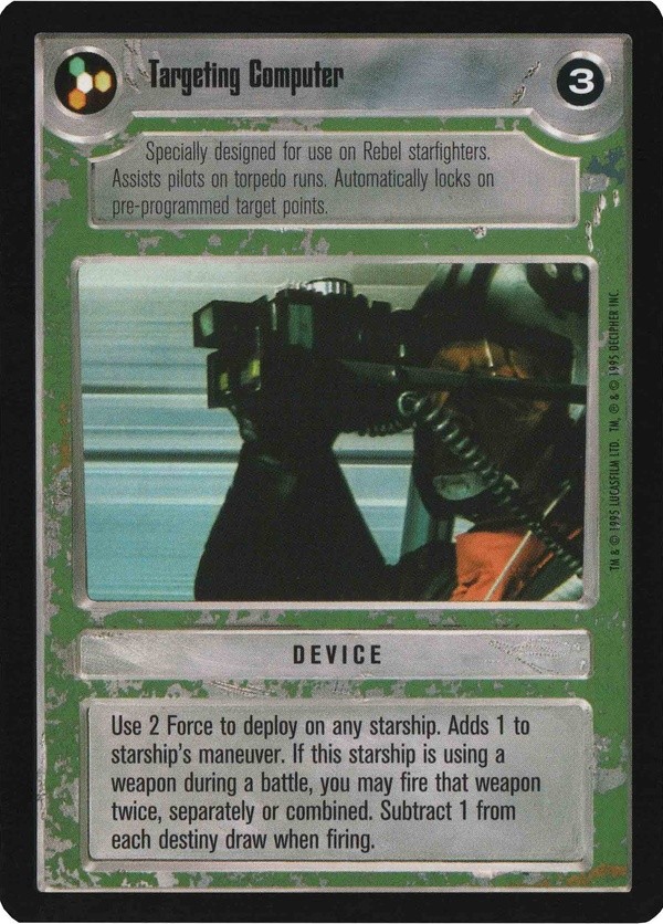 Decipher SWCCG Star Wars CCG Targeting Computer (WB)