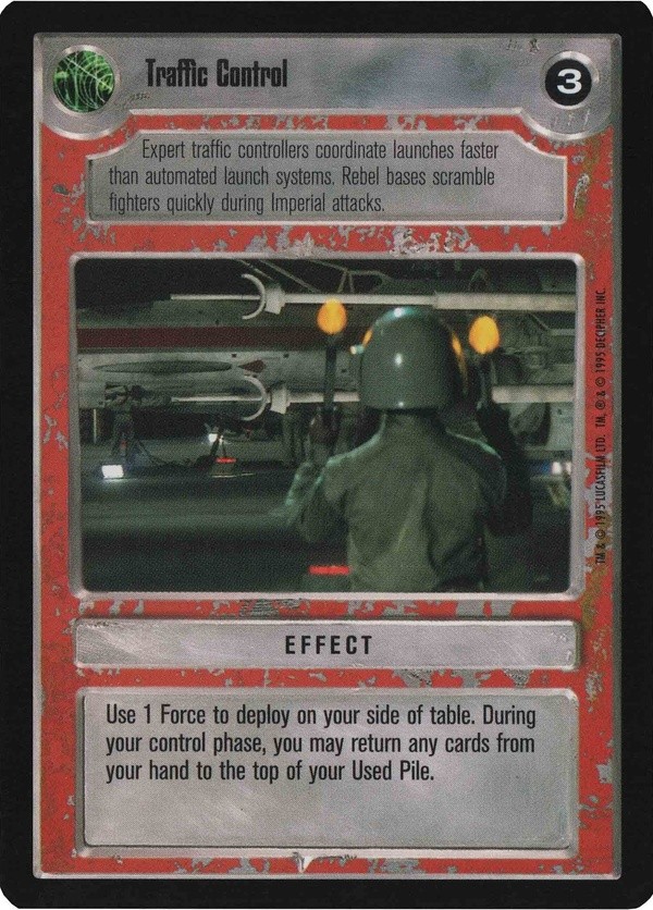 Decipher SWCCG Star Wars CCG Traffic Control (WB)