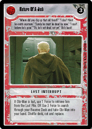 Decipher SWCCG Star Wars CCG Return Of A Jedi (WB)