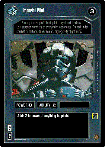 Decipher SWCCG Star Wars CCG Imperial Pilot (WB)