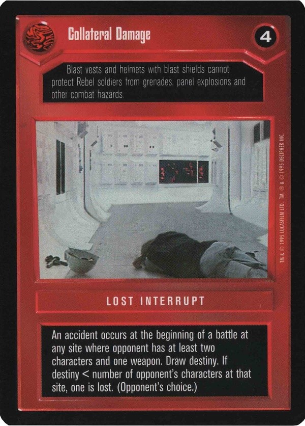 Decipher SWCCG Star Wars CCG Collateral Damage (WB)