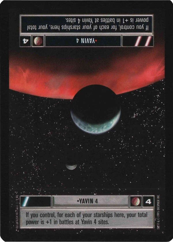 Decipher SWCCG Star Wars CCG Yavin 4 (WB)