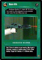 Decipher SWCCG Star Wars CCG Blaster Rifle (WB)