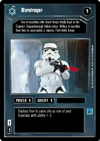 Decipher SWCCG Star Wars CCG Stormtrooper (WB)