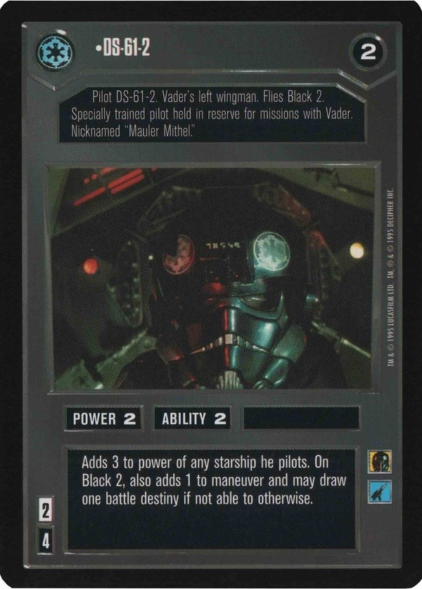 Decipher SWCCG Star Wars CCG DS-61-2 (WB)