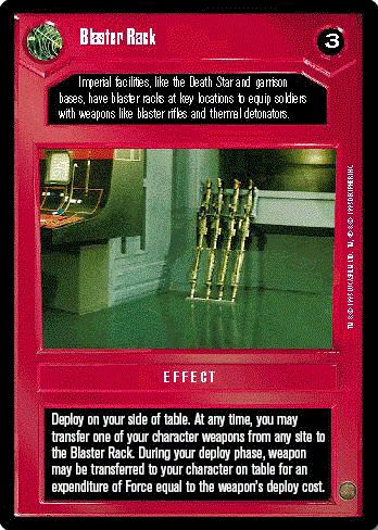 Decipher SWCCG Star Wars CCG Blaster Rack (WB)