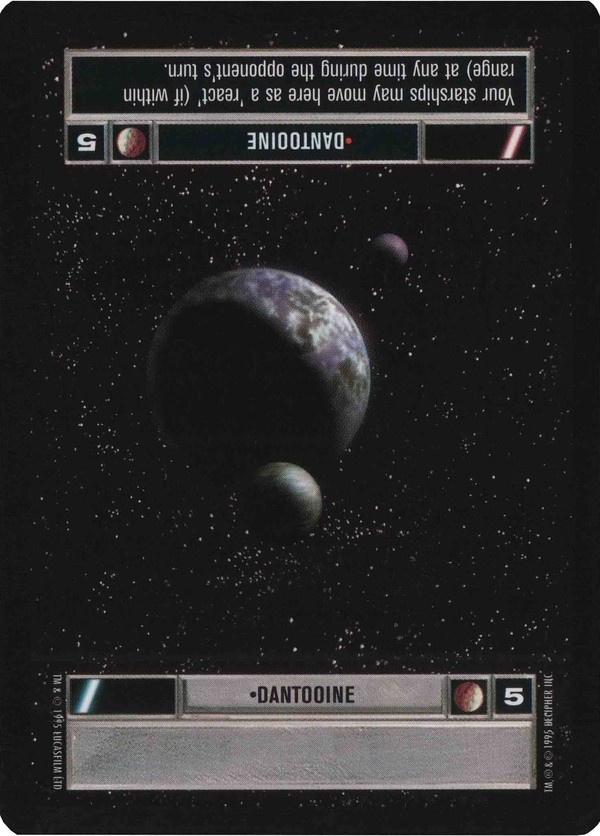 Decipher SWCCG Star Wars CCG Dantooine (WB)
