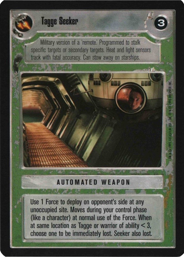 Decipher SWCCG Star Wars CCG Tagge Seeker (WB)