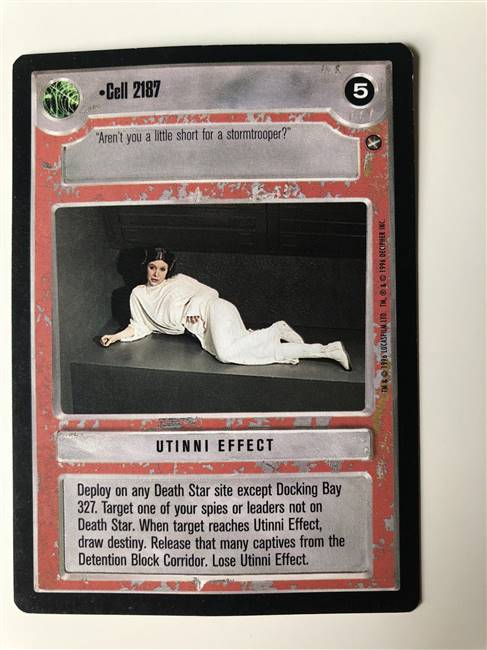 Decipher SWCCG Star Wars CCG Cell 2187 (WB)