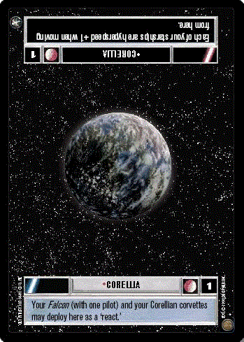 Decipher SWCCG Star Wars CCG Corellia (WB)