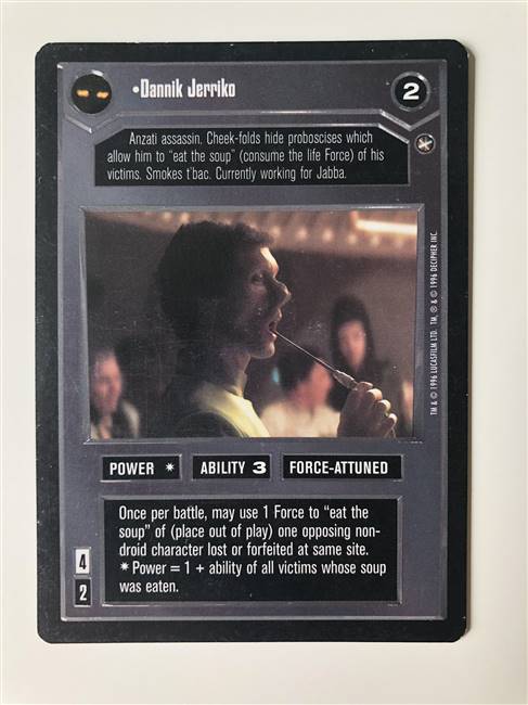 Decipher SWCCG Star Wars CCG Dannik Jerriko (WB)