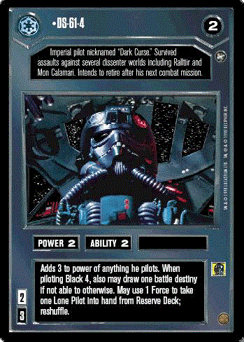 Decipher SWCCG Star Wars CCG DS-61-4 (WB)