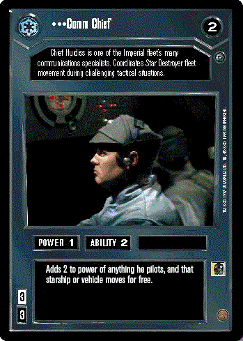 Decipher SWCCG Star Wars CCG Comm Chief (WB)