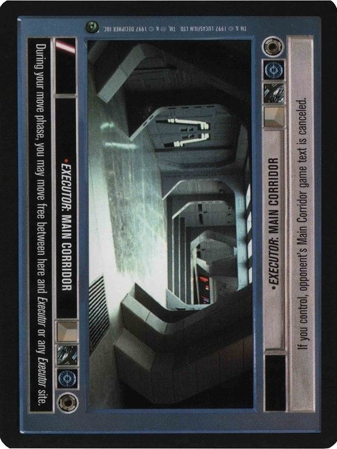 Decipher SWCCG Star Wars CCG Executor: Main Corridor (WB)