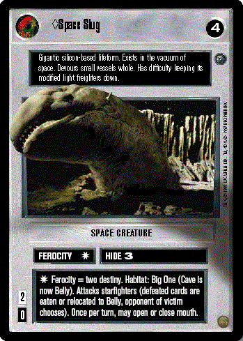 Decipher SWCCG Star Wars CCG Space Slug (WB)