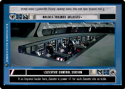 Decipher SWCCG Star Wars CCG Executor: Control Station (WB)