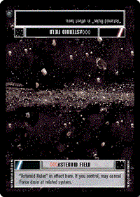 Decipher SWCCG Star Wars CCG Asteroid Field (WB)