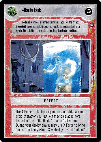 Decipher SWCCG Star Wars CCG Bacta Tank (WB)