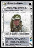 Decipher SWCCG Star Wars CCG Commander Luke Skywalker (WB)