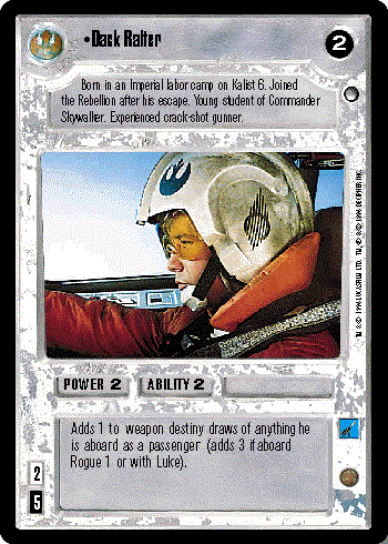 Decipher SWCCG Star Wars CCG Dack Ralter (WB)