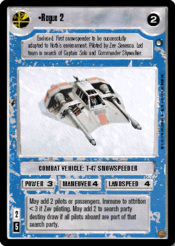 Decipher SWCCG Star Wars CCG Rogue 2 (WB)