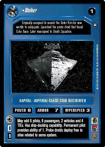 Decipher SWCCG Star Wars CCG Stalker (WB)