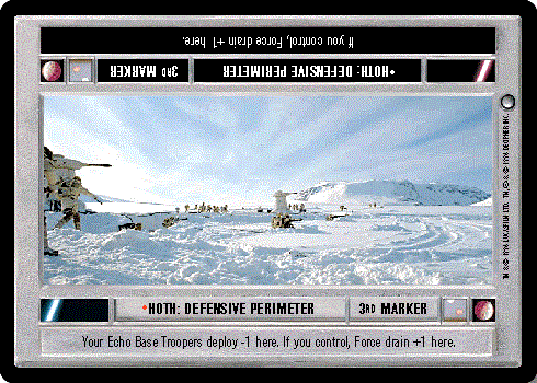 Decipher SWCCG Star Wars CCG Hoth: Defensive Perimeter (WB)