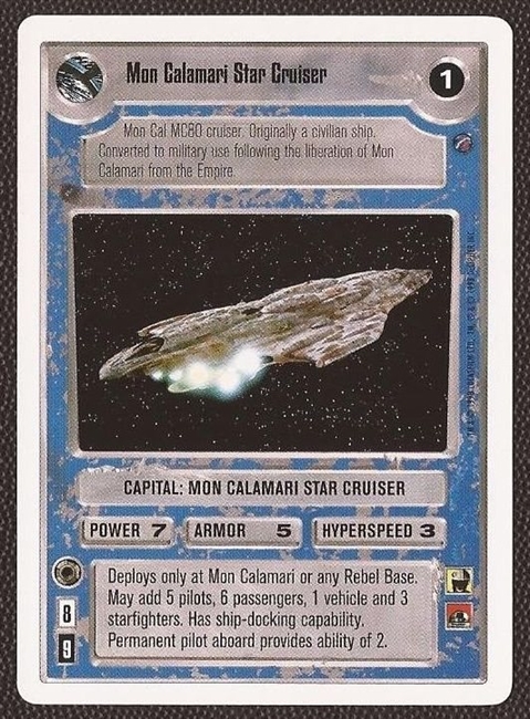 Mon Calamari Star Cruiser (WB)