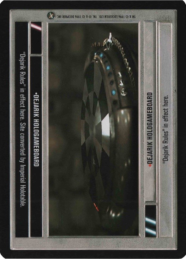 Star Wars CCG (SWCCG) Dejarik Hologameboard (Japanese) - A New Hope (Japanese)