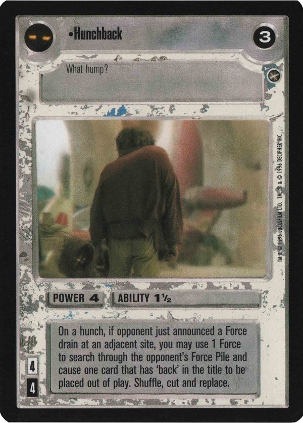 Star Wars CCG (SWCCG) Hunchback (Japanese) - A New Hope (Japanese)
