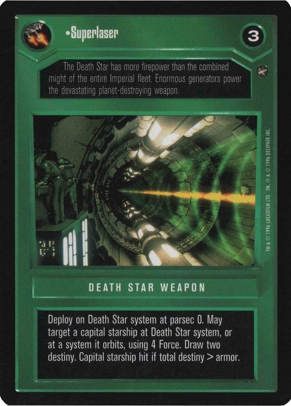 Star Wars CCG (SWCCG) Superlaser (Japanese) - A New Hope (Japanese)