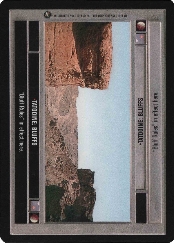 Star Wars CCG (SWCCG) Tatooine: Bluffs (Japanese) - A New Hope (Japanese)
