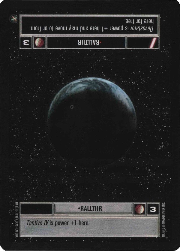 Star Wars CCG (SWCCG) Ralltiir (DS Japanese) - A New Hope (Japanese)