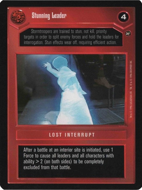 Star Wars CCG (SWCCG) Stunning Leader (Japanese) - A New Hope (Japanese)