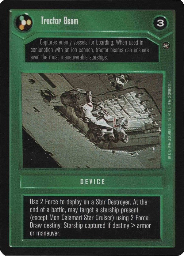 Star Wars CCG (SWCCG) Tractor Beam (Japanese) - A New Hope (Japanese)