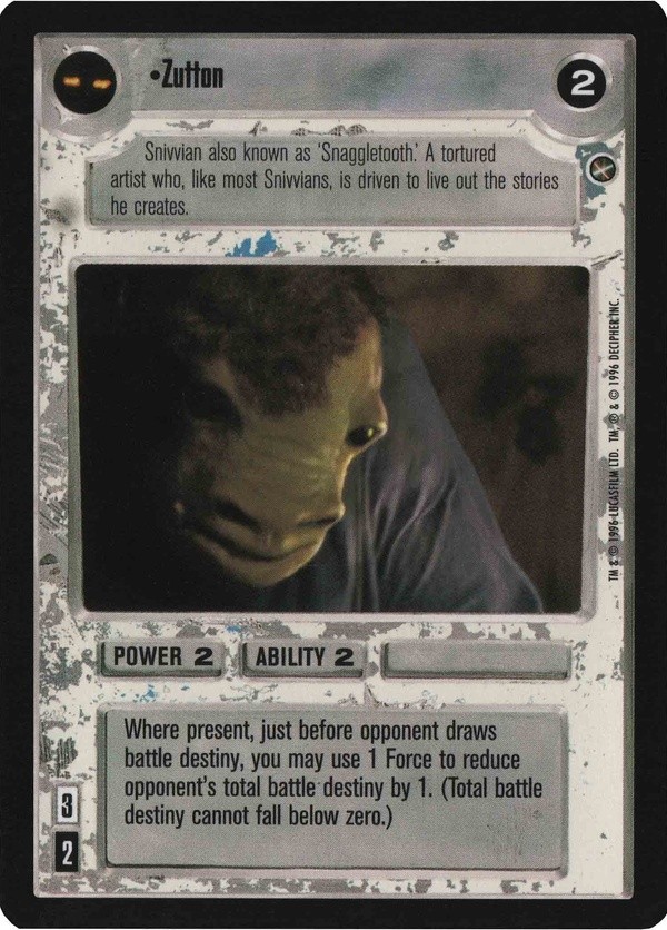 Star Wars CCG (SWCCG) Zutton (Japanese) - A New Hope (Japanese)