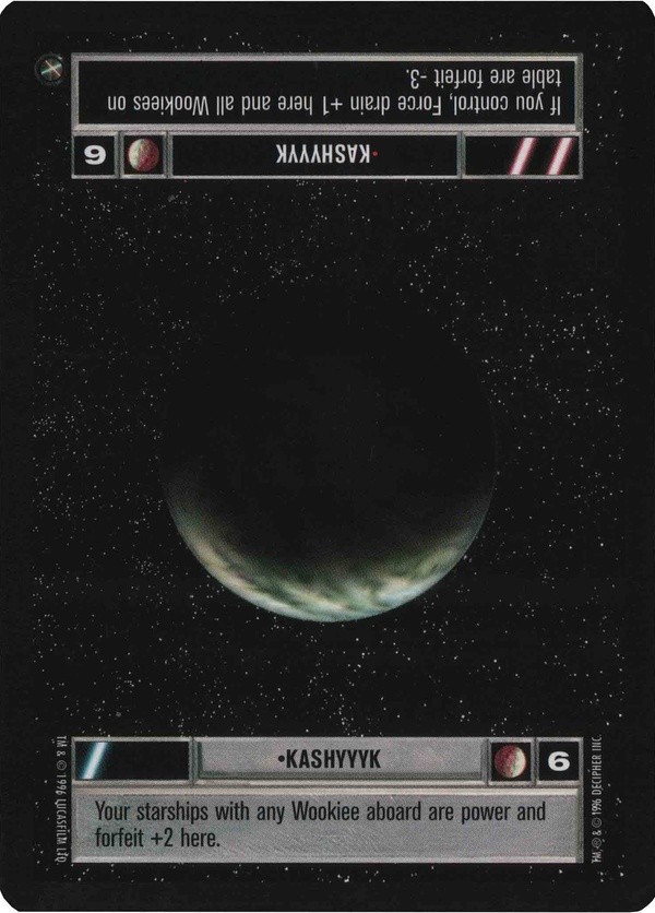 Star Wars CCG (SWCCG) Kashyyyk (Japanese) - A New Hope (Japanese)